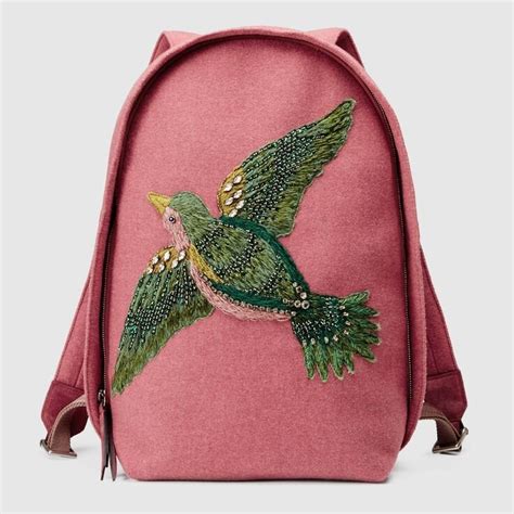 gucci bird backpack|gucci backpack for school.